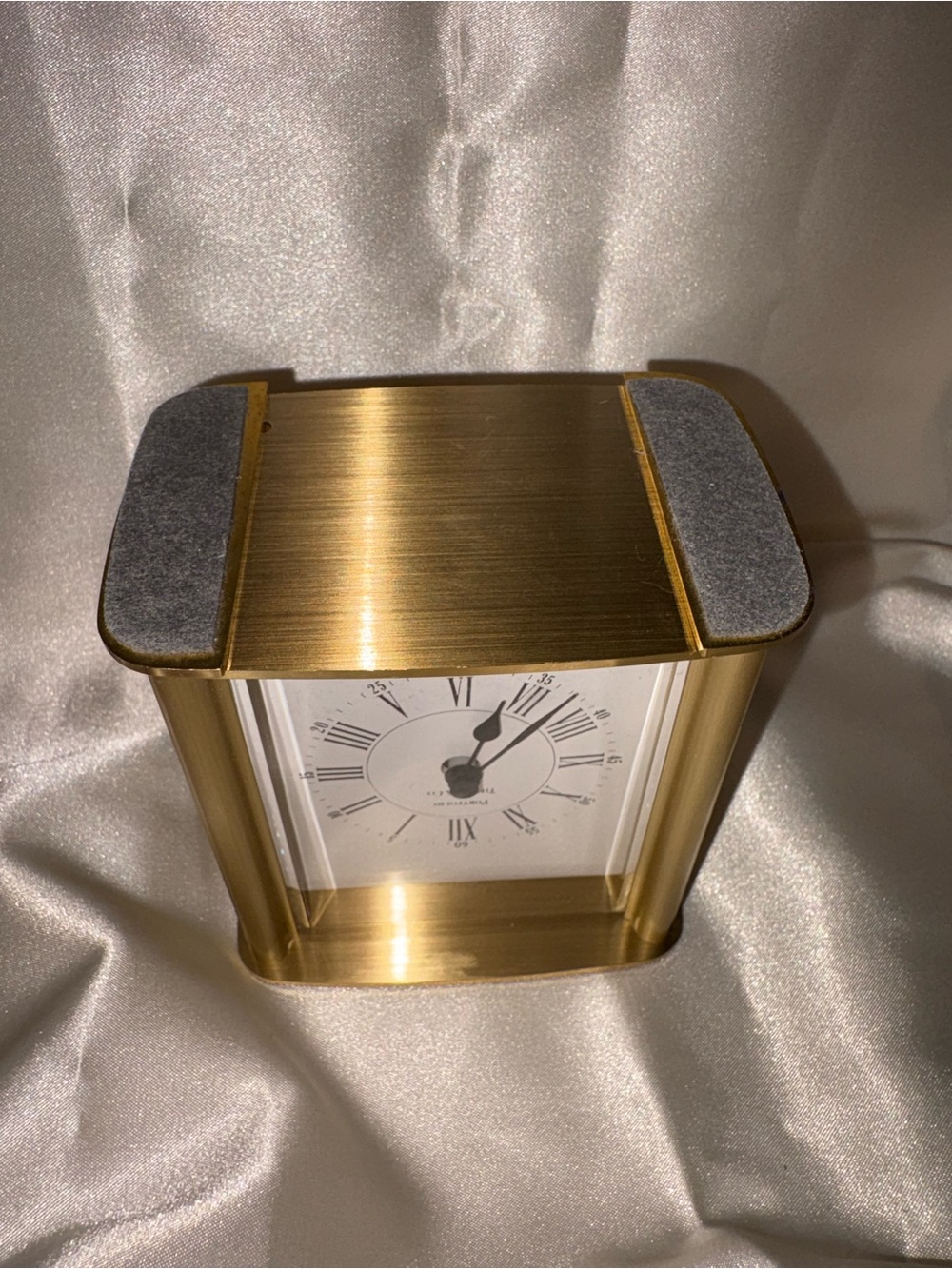 Tiffany & Co. Gold-Tone Brass Desk Clock✨ - Picture 8 of 16